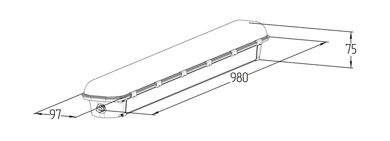 Светодиодный аварийный светильник LGT-Prom-ArcticLux-35-Em